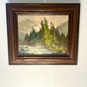 Original Vintage Oil Painting Signed